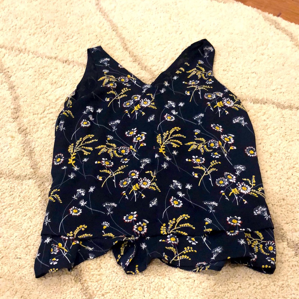 Floral tank top